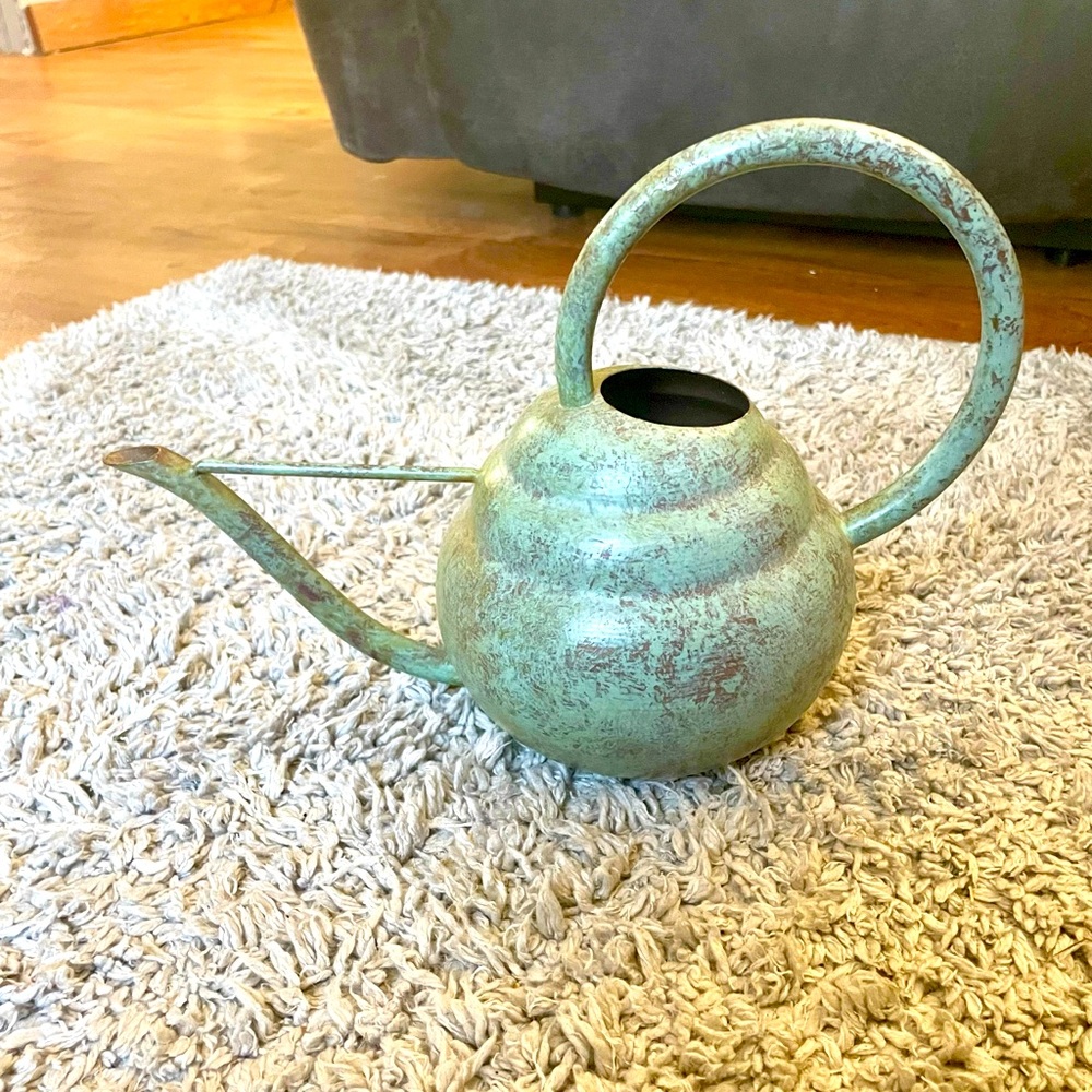 Vintage tin pitcher